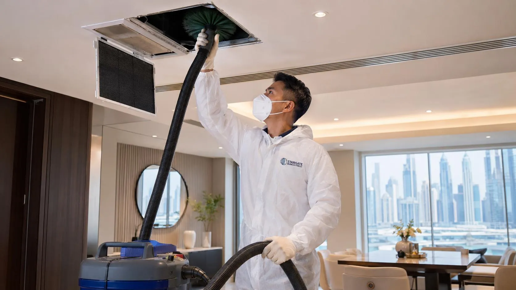 Ecomaid AC and duct cleaning service in Dubai