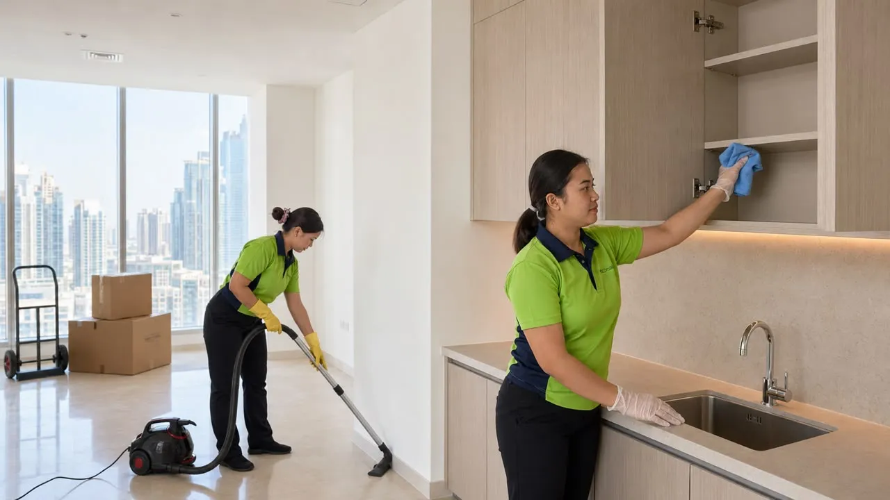 Ecomaid deep cleaning service in a Dubai home