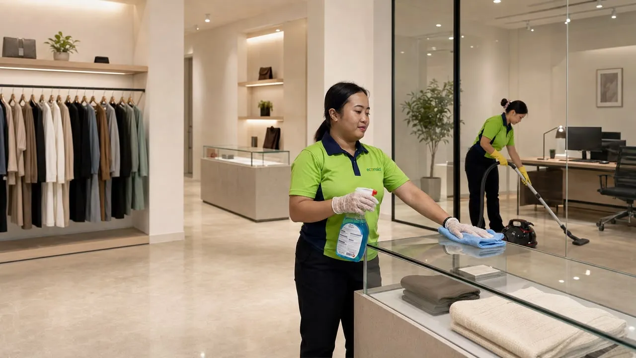 Ecomaid shops, boutiques and office cleaning service in Dubai